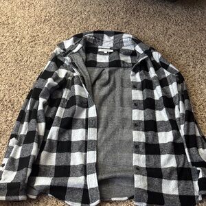 Workshop Republic Clothing Monochrome Plaid Jacket